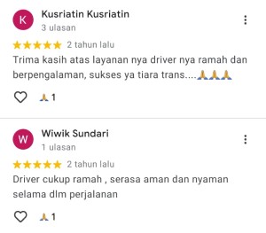 Testimoni Tiaratrans